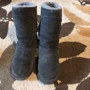 Bear paw suede boots